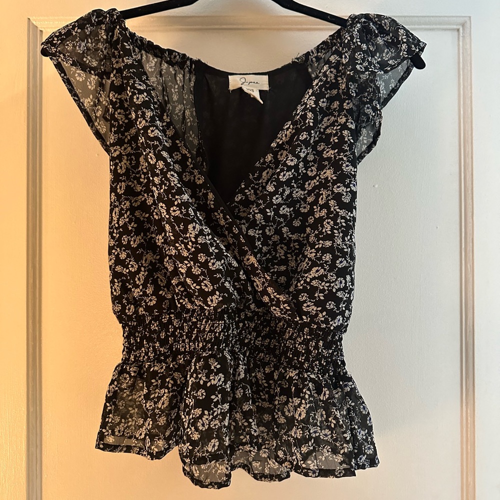 Floral blouse (XXS)
